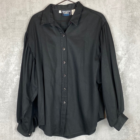 Vintage Brooks and Dunn puff sleeve button down - Picture 2 of 7